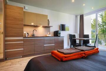 Фото номера Апартаменты с видом на озеро Апартаменты Apartment Słoneczny Gródek 51 г. Грудек-над-Дунайцем 48